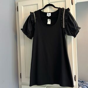 We Are Sundays black mini dress